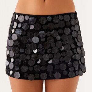 Peppermayo Exclusive - Movie Star Mini Skirt - Black
